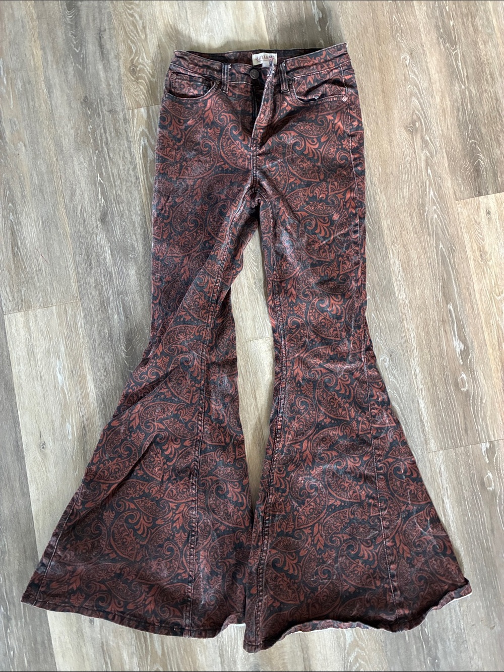 Shyanne Super Flare Paisley Jeans